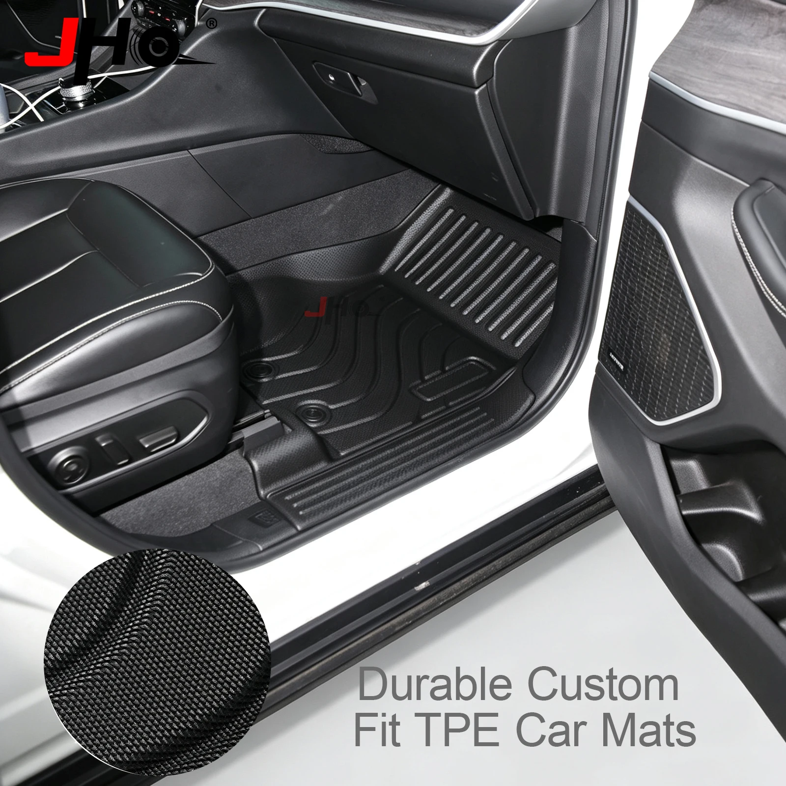 Коврики JHO TPE для Jeep Grand Cherokee 4xe 2023+ с расширенным покрытием порогов, всепогодные, водонепроницаемые. (art.: 3920dcb0edb6e) - 3920dcb0edb6e