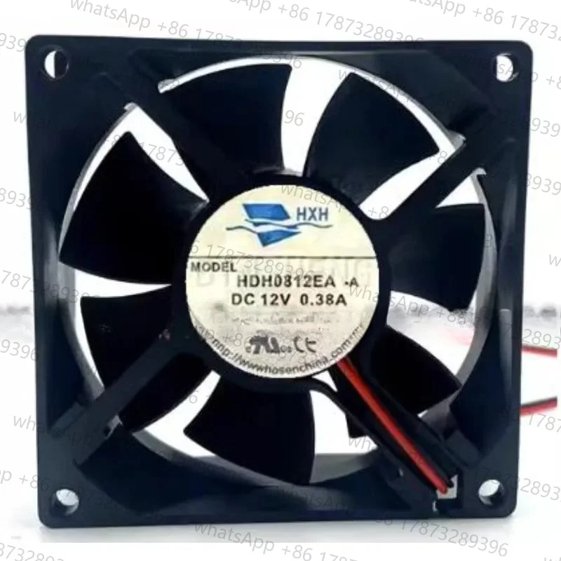 Фото НОВЫЙ вентилятор для процессора HXH HDH0812EA 12V 0.38A 8025, 8 см, с высоким объемом воздушного потока, 80*80*25 мм №1