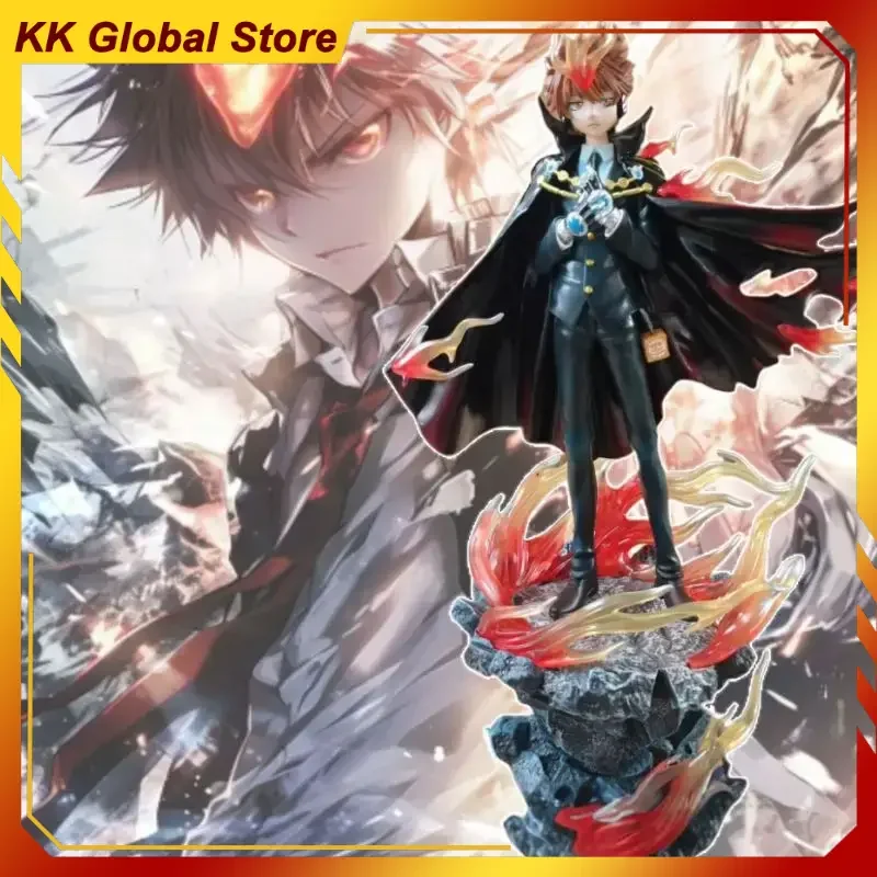 34 см новый Katekyo Hitman Reborn Sawada Tsunayoshi аниме фигурка периферийная модель статуя