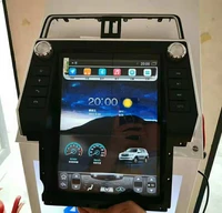 12 1 tesla style vertical screen octa core android 9 car video radio navigation for toyota land cruiser prado 2018