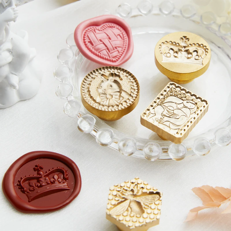 

Carousel Lion Lily Lotus Fox Wax Seal Stamp DIY Pyramid Hot Air Balloon Stamps Seals Postage Wedding Envelope Hobby Card Making