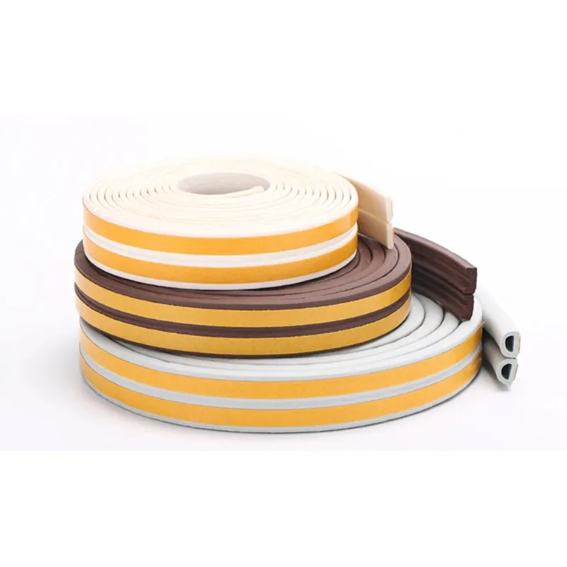 Самоклеящаяся резиновая уплотнительная лента из EPDM раздвижная створка для двери