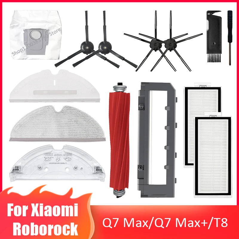 

Запчасти для робота-пылесоса XiaoMi Roborock Q7 Max / Q7 Max + / T8