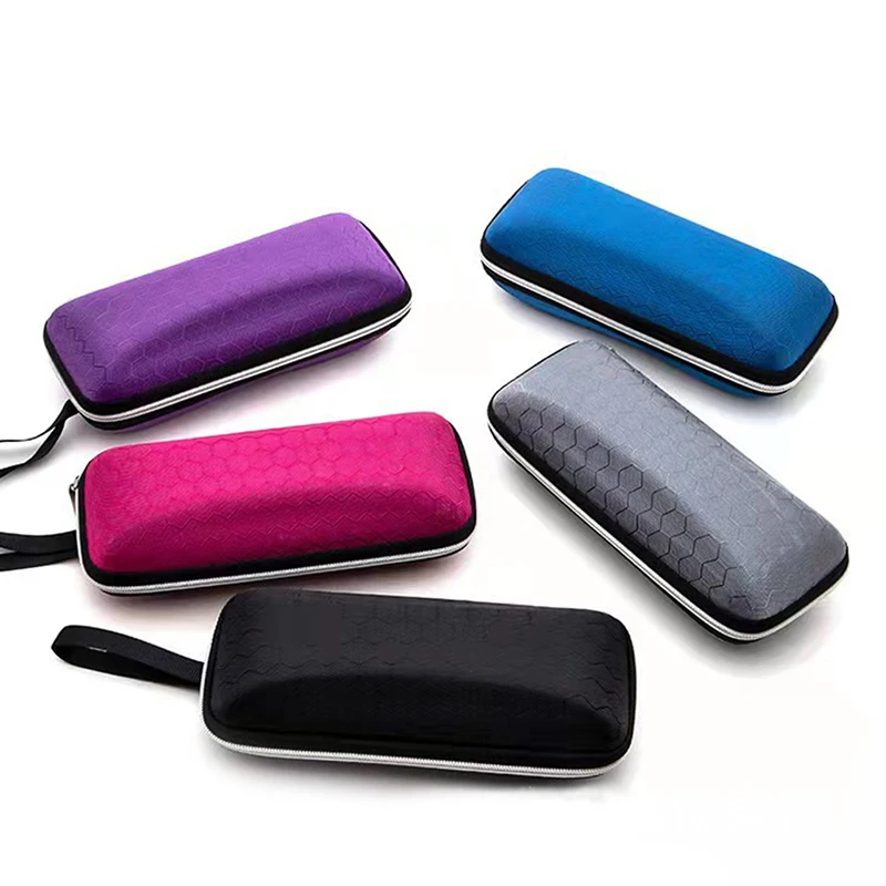 

Color Sports Sunglasses Case Simple Sunglasses Case Zipper Creative Myopia Eyes Case Fabric Waterproof Eyeglasses Spectacle Box
