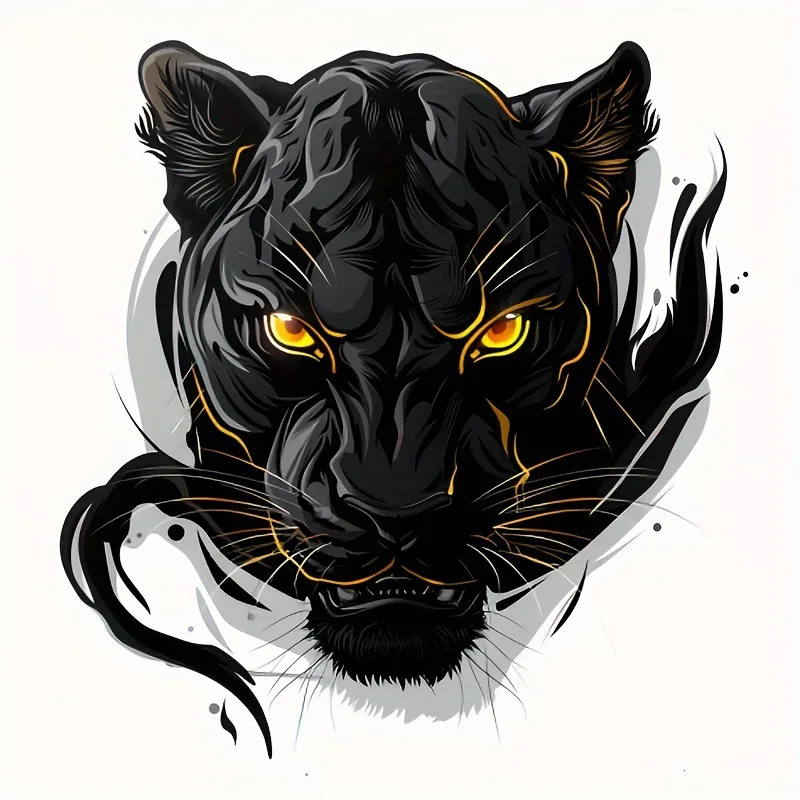 

Автомобильная наклейка с головой леопарда, водонепроницаемая, пылезащитная, блокирующая царапины, украшение кузова автомобиля, наклейки для мотоциклов, автомобильные аксессуары