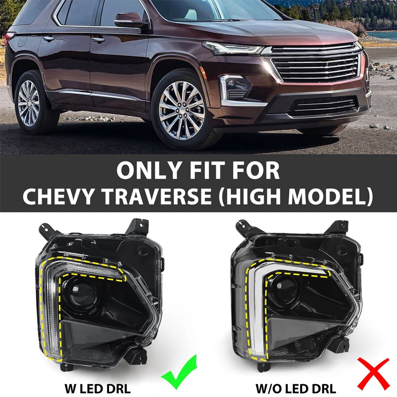 Для Chevy use 2022-2023 автомобильные фонари противотуманные аксессуары для дневных