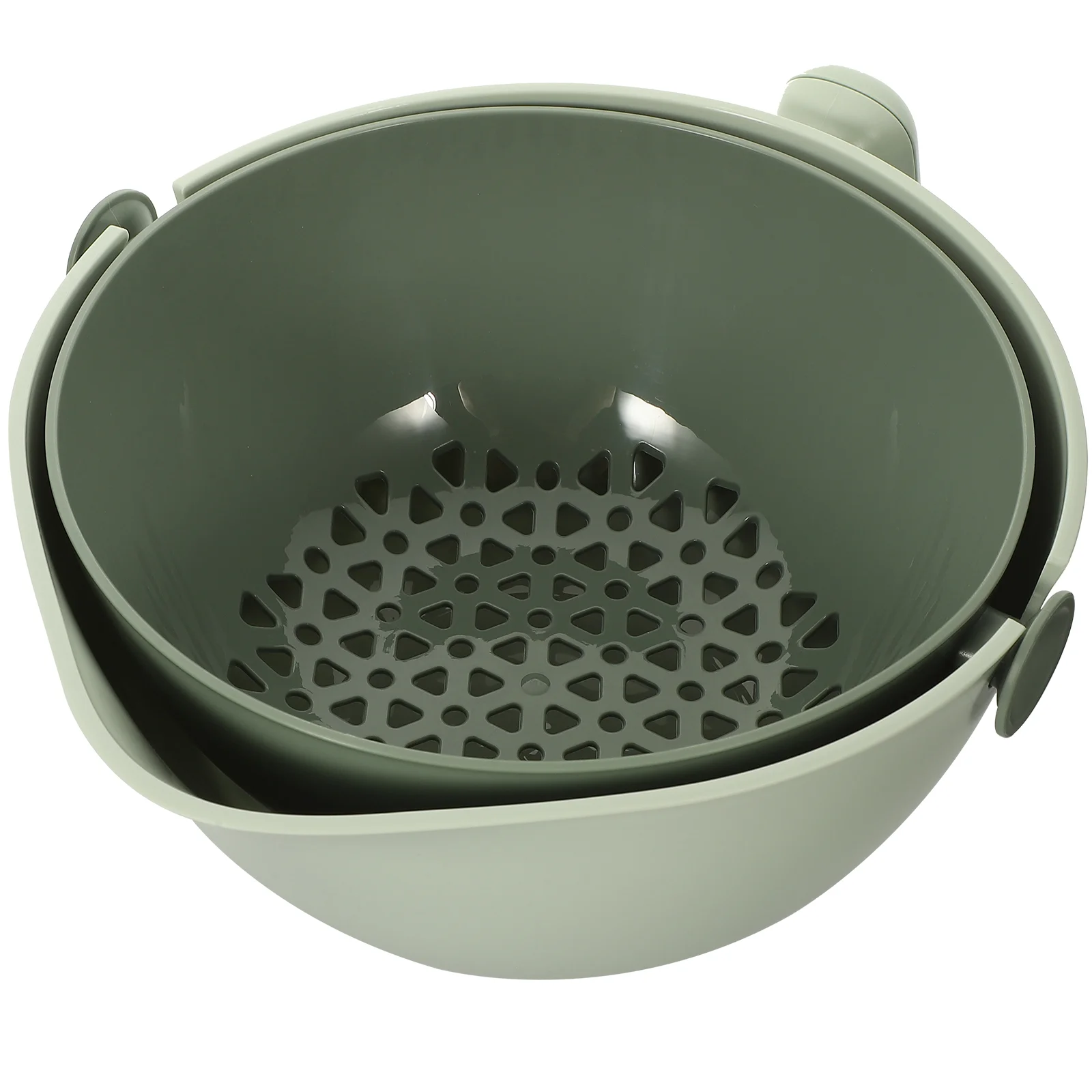

Kitchen Strainer Colander Basket Double Layer Drain Basin Fruit Washing Draining Basket