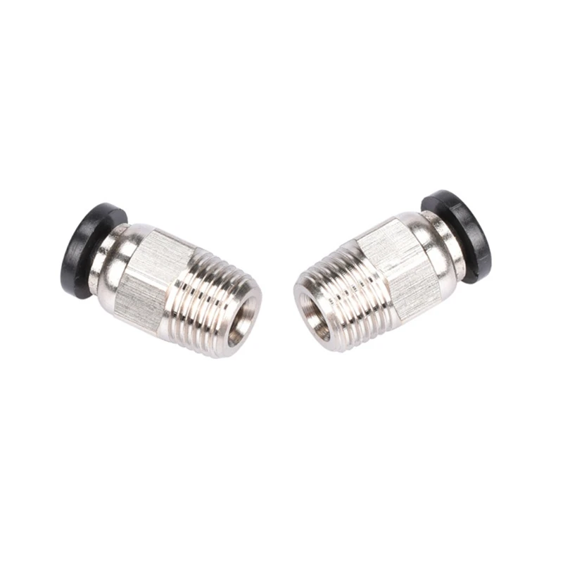 

10Pcs/Set 3D Printer Parts V6 Pneumatic Quick Connector Fitting PC4 01 M10 for 1.75mm PTFE Tube Bowden Extruder Hotend J-Head