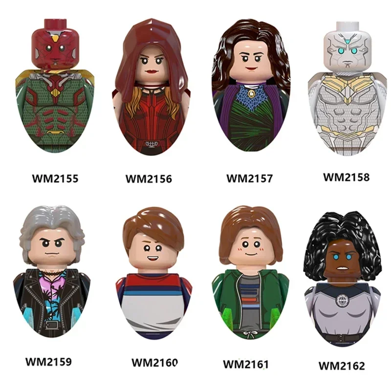 

Mini Blocks WM6115 Anime Figure Super Heroes Building Blocks Particle assembly puzzle Kids Toy Child Birthday Holiday Gifts