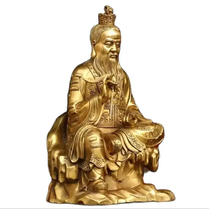 Металлические латунные украшения Taishang Laojun для дома офиса культурные и