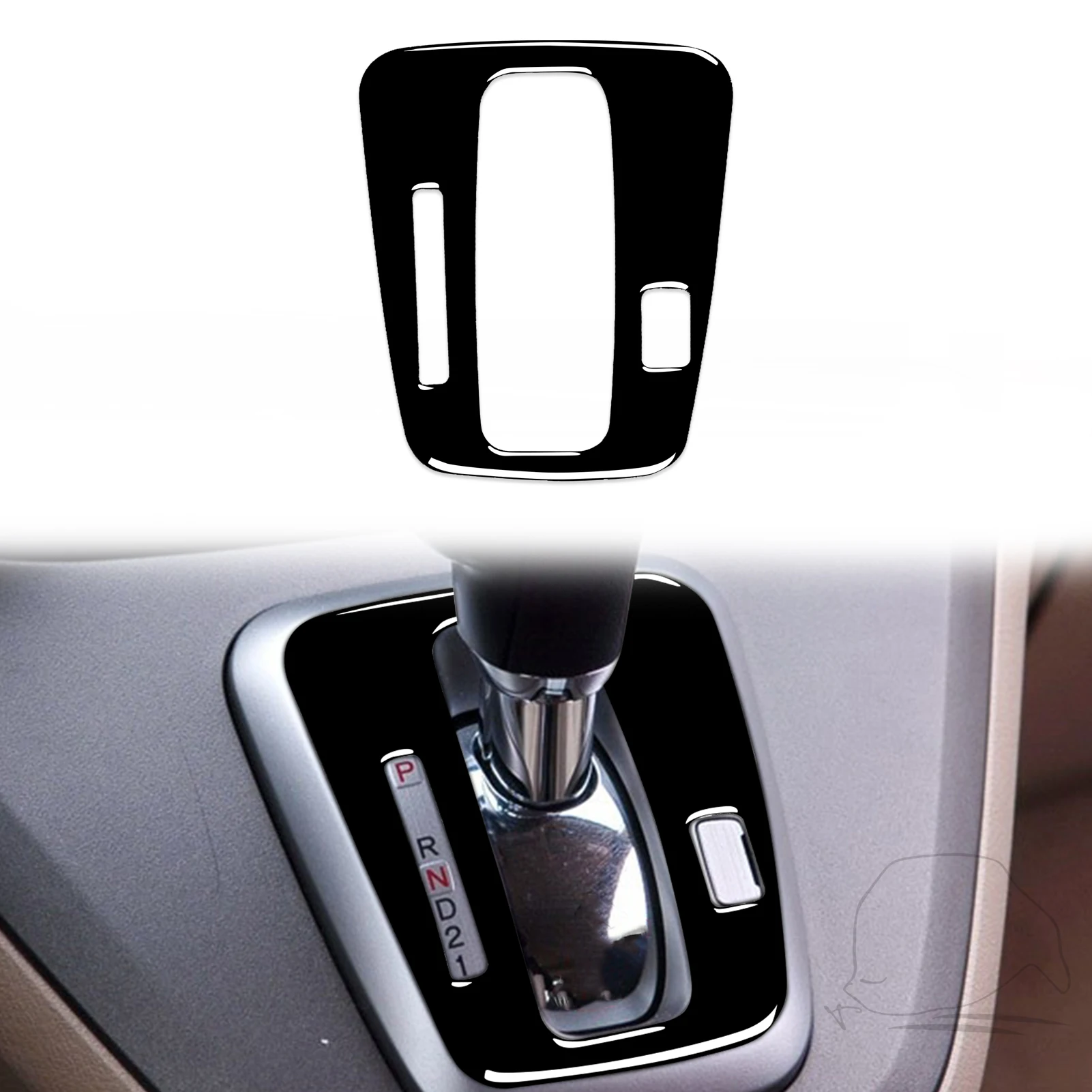 

Аксессуары для Honda CRV 2007 2008 2009 2010 2011 Автомобильные пластиковые черные наклейки для украшения интерьера