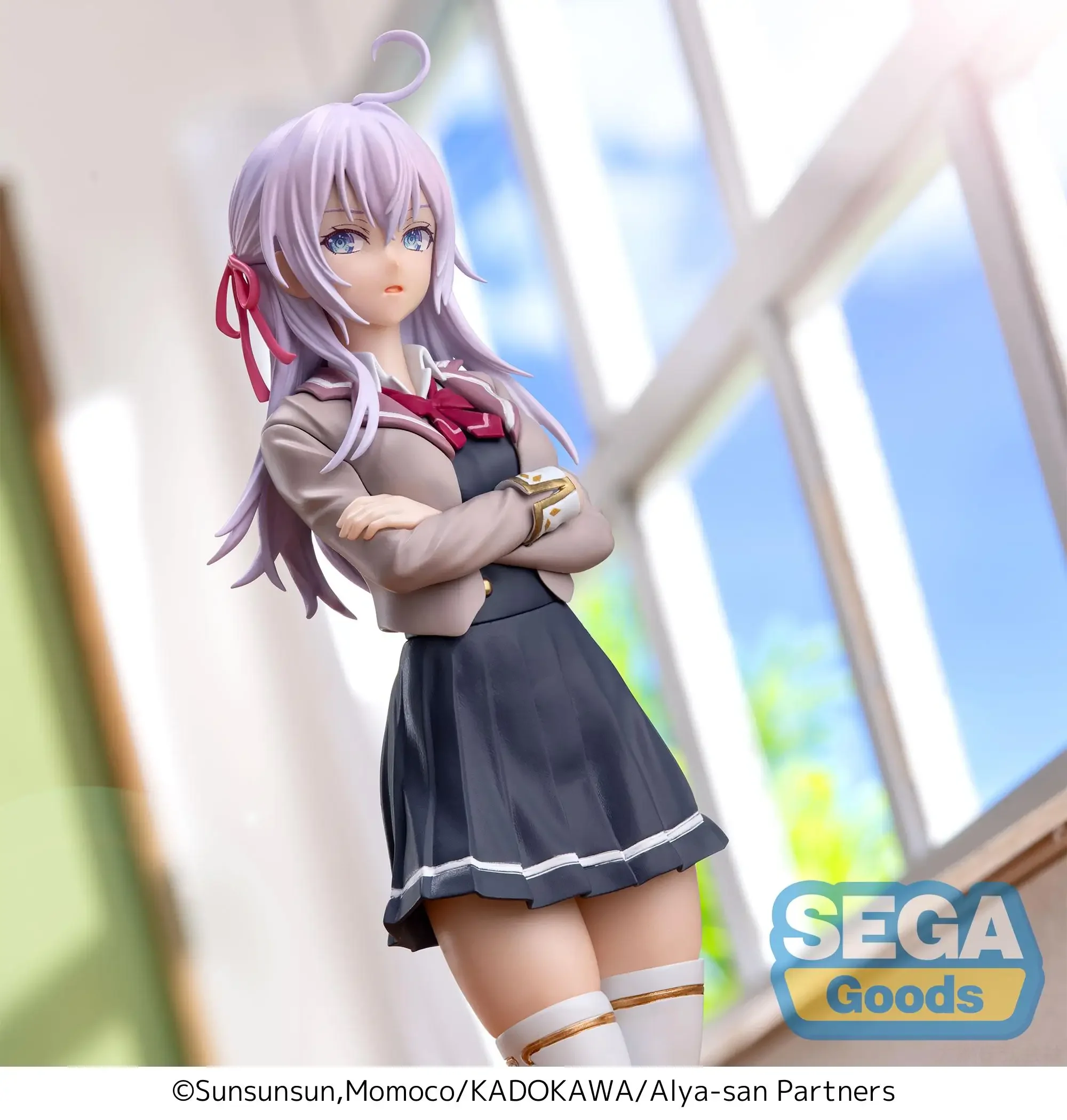 Оригинальная аниме-фигурка SEGA Luminasta Alya Sometimes Hides Her Feelings in Russian Alisa Michaiova Kujou