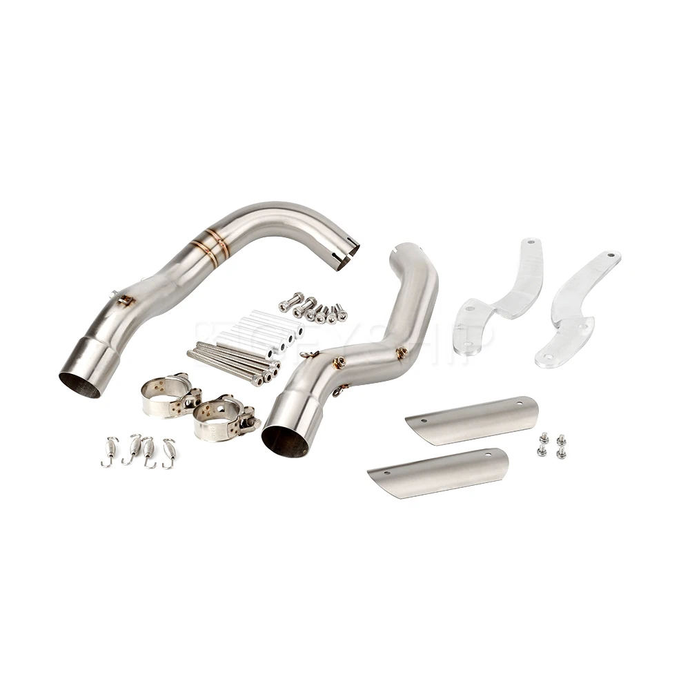 

For Honda VTR 1000 1997-2006 VTR 1000 F VTR1000F VTR1000 Escape Slip-on Motorcycle Exhaust Muffler High Level Mid Link Pipe 51MM