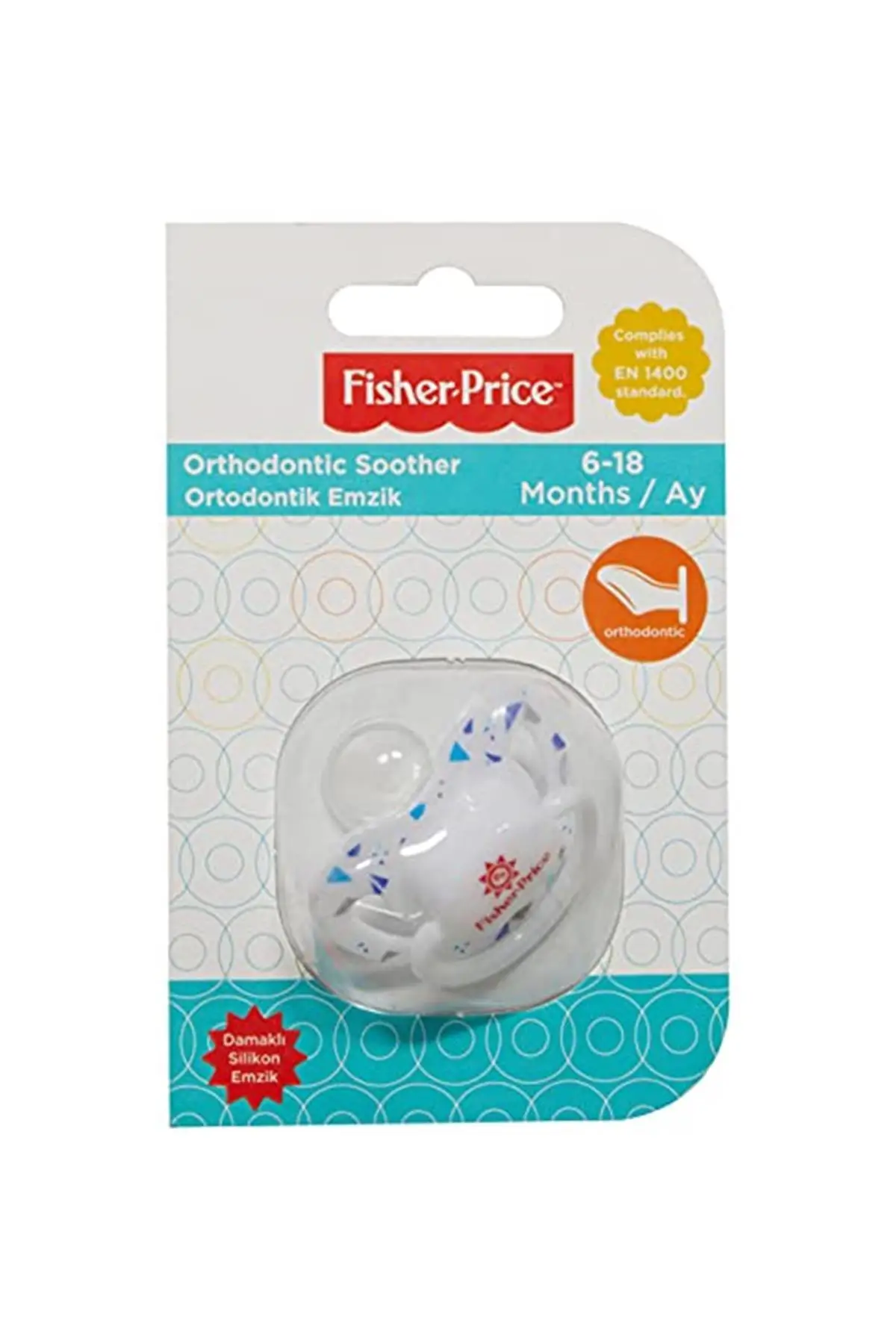Бренд: Fisher-Price Fp-So017 Классическая Силиконовая пустышка с узором № 2 Категория: |