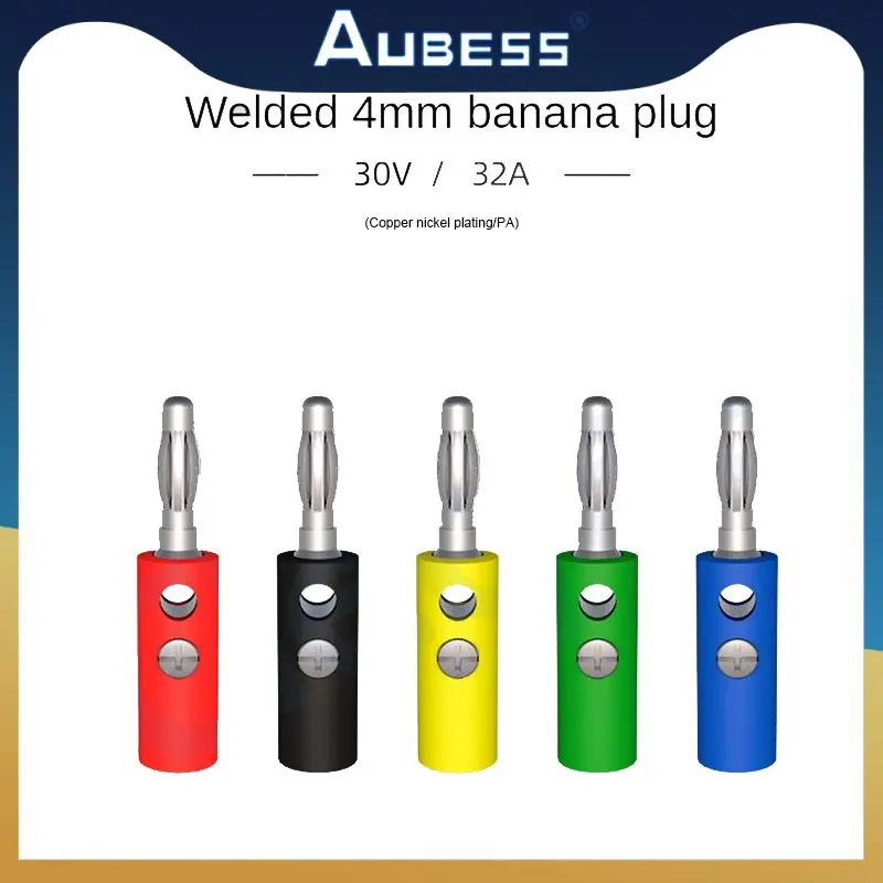 

4mm Power Terminal Anti-corrosion Stabilize Audio Plug Not Easy To Burn When Exposed To Fire Antioxidant Lantern Type Test Plug