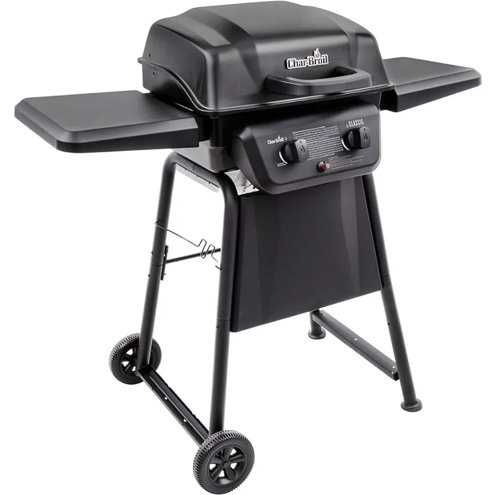 

Gourmet 463672717 Classic 280 2-Burner Liquid Propane Gas Grill, No Side, Black Bbq Grill Outdoor