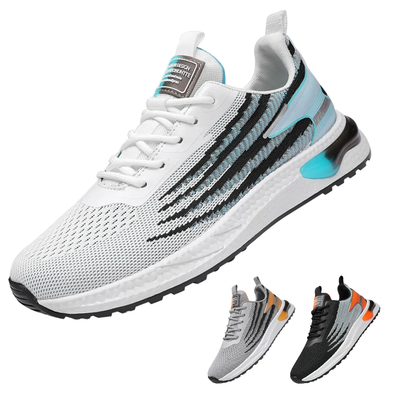 Comfortable Breathable Men's Casual Sneakers Adult Teenagers Outdoor Running Shoes Walking Shoes School Sports Shoes 39-44