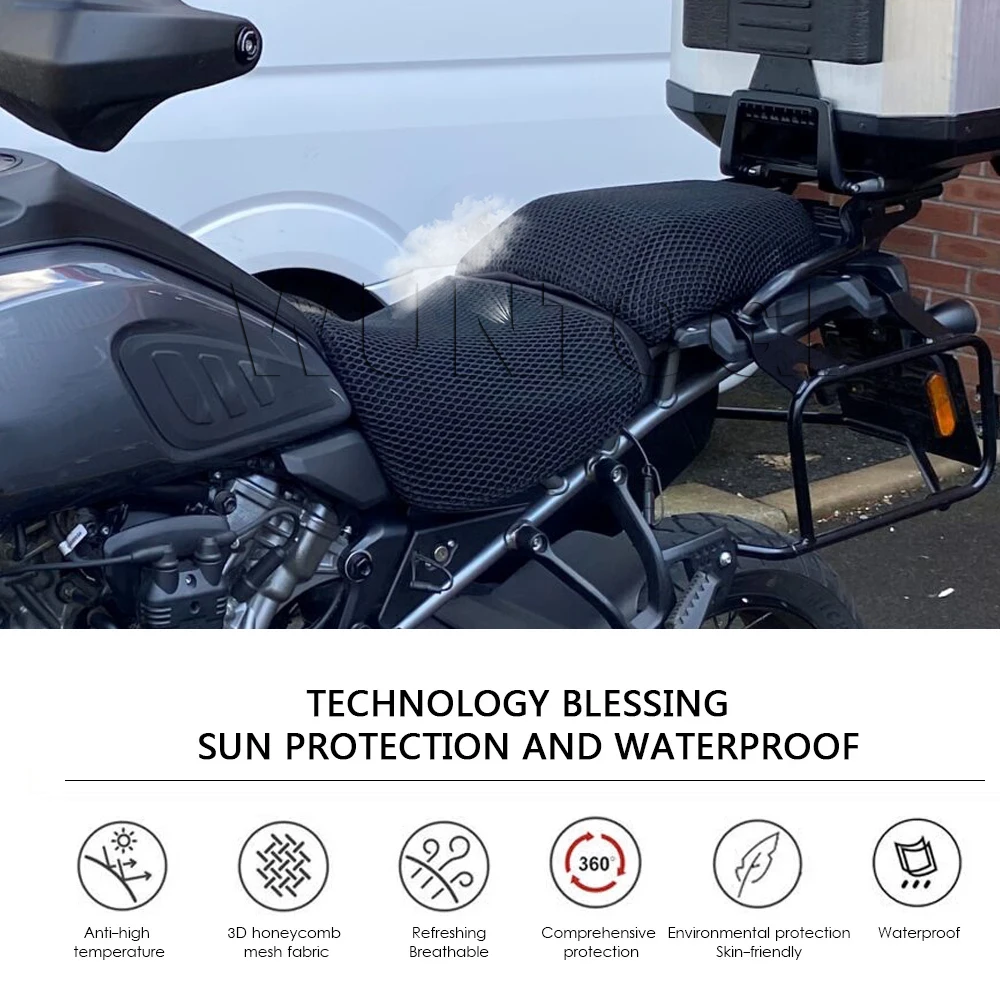 Новое защитное сиденье для мотоцикла чехол сиденья из нейлоновой ткани