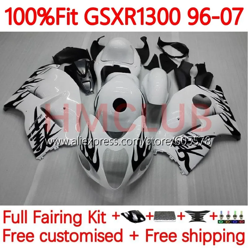 

Injection For SUZUKI Hayabusa GSXR1300 GSXR 1300 CC 96 97 98 99 00 01 02 2003 2004 2005 2006 2007 Fairings 104No.37 black flames
