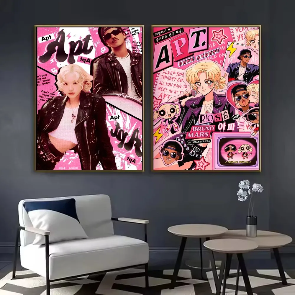 КПП РОЗЬ МАТ! Альбом Плакат HD арт липкая стена водонепроницаемый дом гостиная