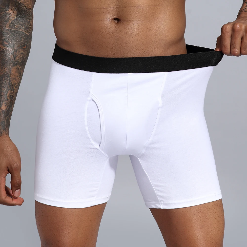 

Men Cotton Loose European Size Boxers Underwear boxers