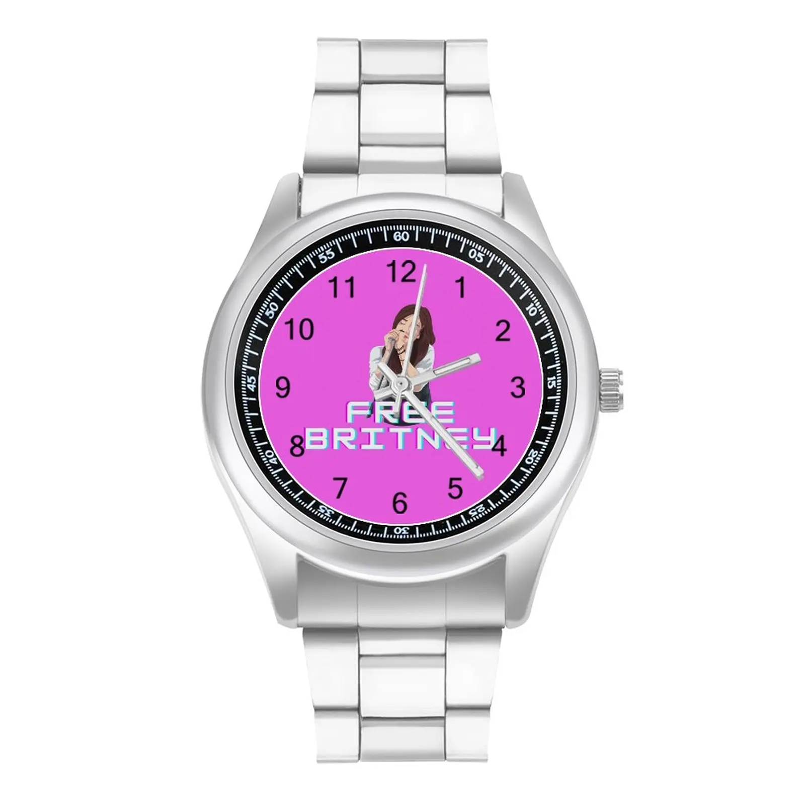 

Britney Quartz Watch Paris Lindsay Freedom Steel Design Wrist Watch Woman Spring Original New Wristwatch