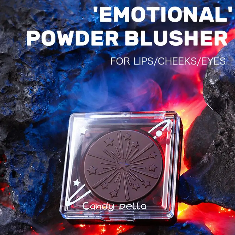 Матовая тисненая палитра румян телесного цвета коричневая для лица 3D контур