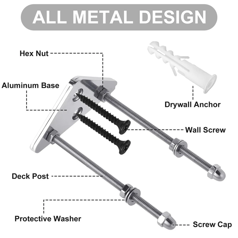 4 шт. настенное крепление для скейтборда металлическая вешалка с винтовыми