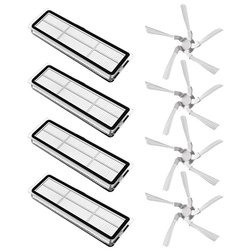 

Фильтр НЕРА Для робота-пылесоса Xiaomi Dreame Bot W10, боковая щетка, запчасти для самоочищающегося пылесоса и швабры, аксессуары