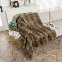 genuine rabbit fur blanket real fur carpet chair sofa couch tv show throw bedroom luxury home decor living room floor mat