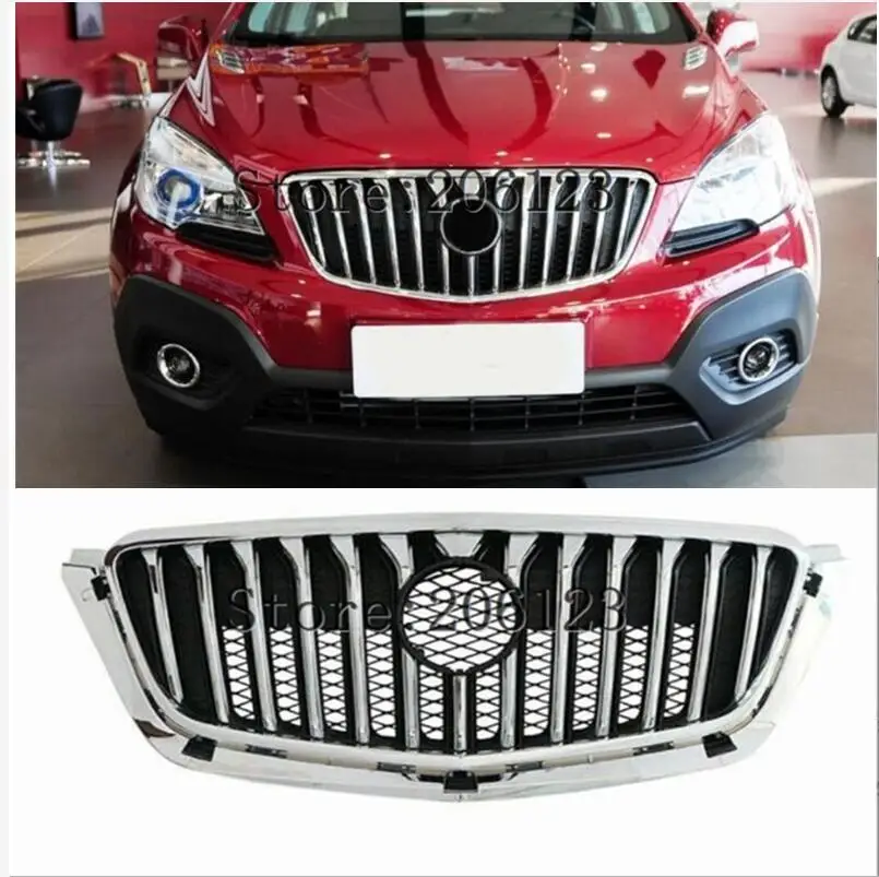 

ABS Chrome Front Bumper Upper Radiator Grille Grill Fit For Buick Encore 2013-2016 1PC Original quality