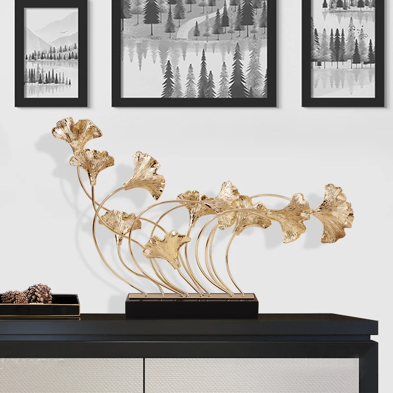 

GY European Style Ornaments Modern Luxury Wine Cabinet Home Ornament Entrance Coffee Table Metal Handicraft Equipment Ornaments