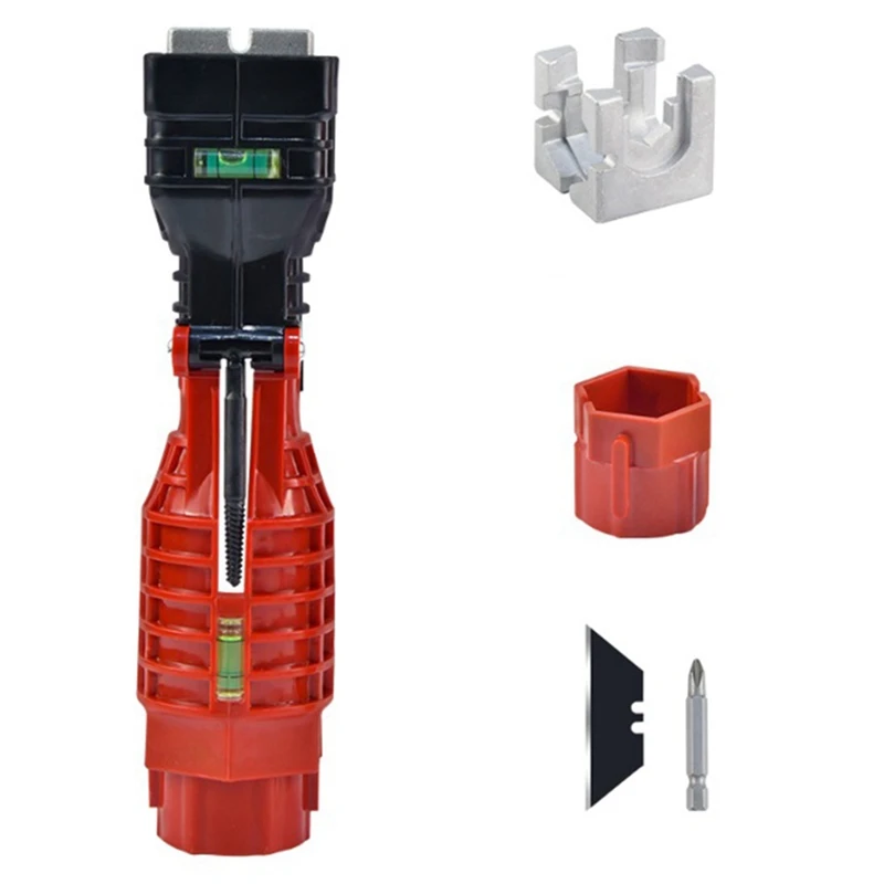 

1 PCS 18 In 1 Repair Plumbing Tool Anti-Slip Plumber Key Sink Wrench Tools Plumbing Pipe Wrench Bathroom Multifunction