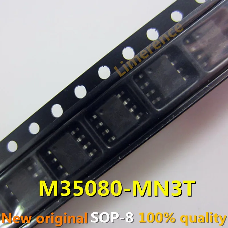 Новый и оригинальный чипсет IC 35080 SOP8 M35080-MN3T M35080MN3 M35080 3 sop-8 SOP SMD, 1 шт.