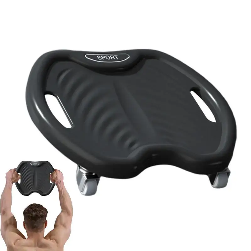 

Abdominal Wheel Exercise Ab Wheel With Mute Four Wheels Curved Groove Handle 360 Scroll Wheel Abs Roller For Gym Sports