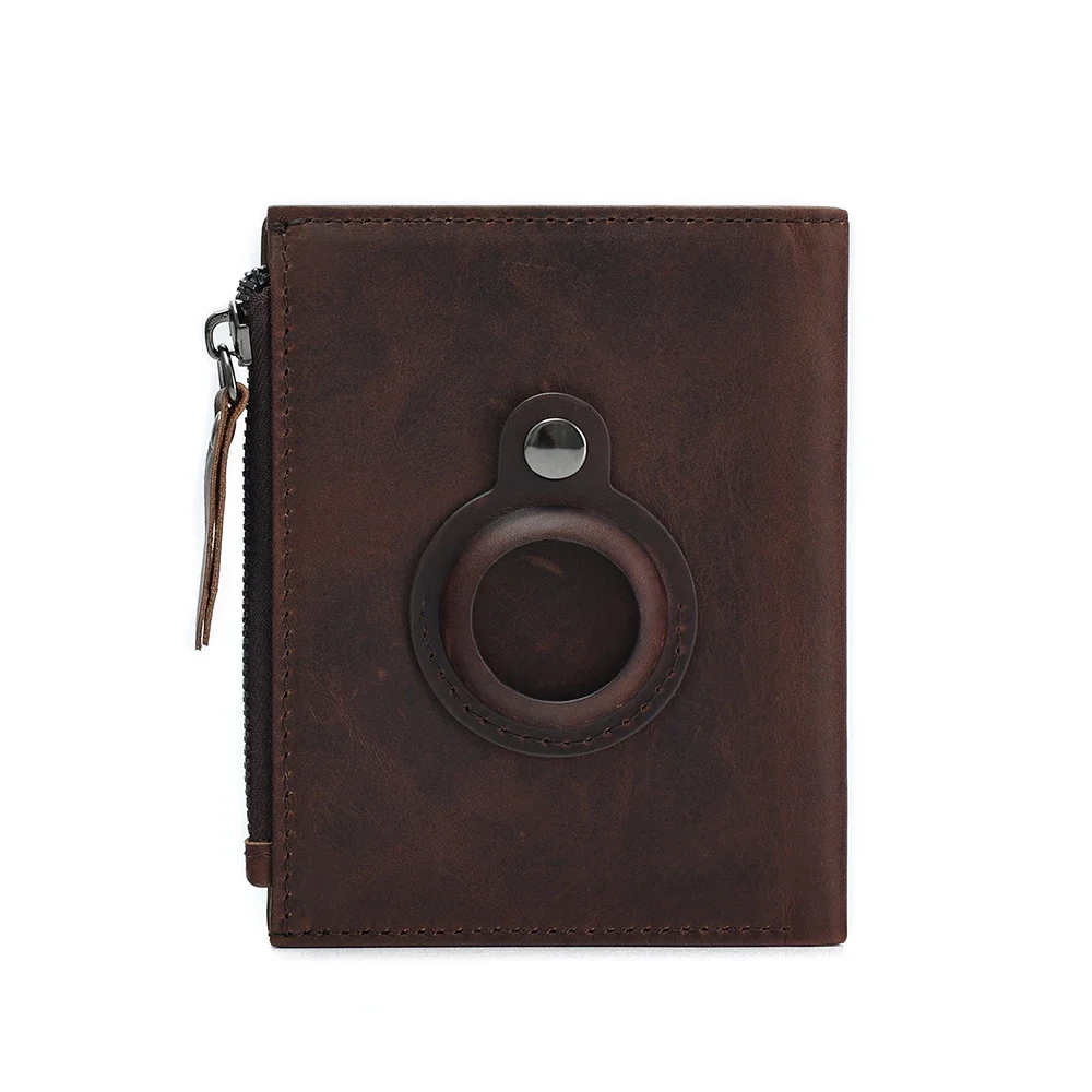 Кошелек AirTag из натуральной кожи мужской кошелек с зажимом для денег Air Tag