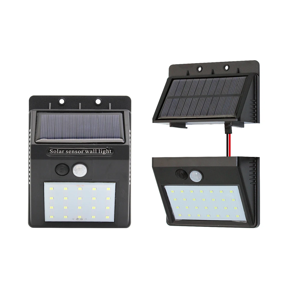 

Separable Solar Light 3 Modes Motion Sensor LED Wall Lamp 20/28LED Waterproof 6000-6500K Outdoor Garden Street Yard Decoration