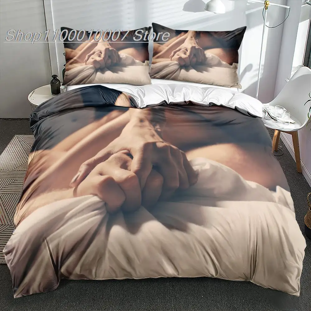 

3D Custom Desgin Valentine Linens Beds Bedclothes Comforter Covers Pillow Shames Duvet King Queen Full Twin White Bedding Sets