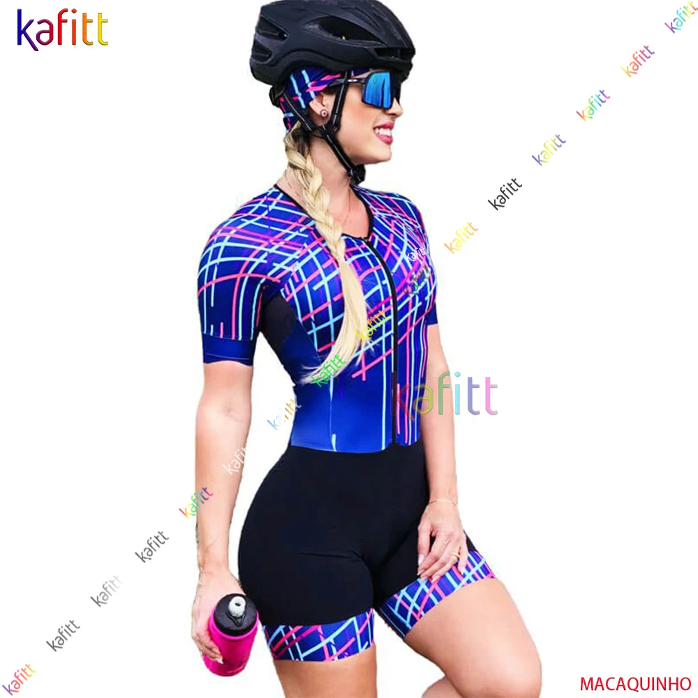 

Женская синяя одежда для велоспорта cafitt с коротким рукавом, комплекты для триатлона, Женский костюм для триатлона, Женский костюм для велос...