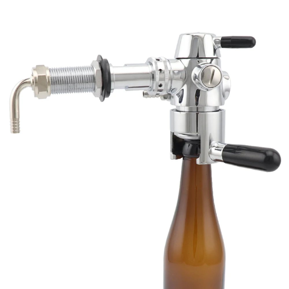 PET Bottle/Beer Glass Bottle Filler,No Foam Beer Tap Filling Tool,Beer/Soda Water/Wine Dispenser,Home Brew Foam Remover