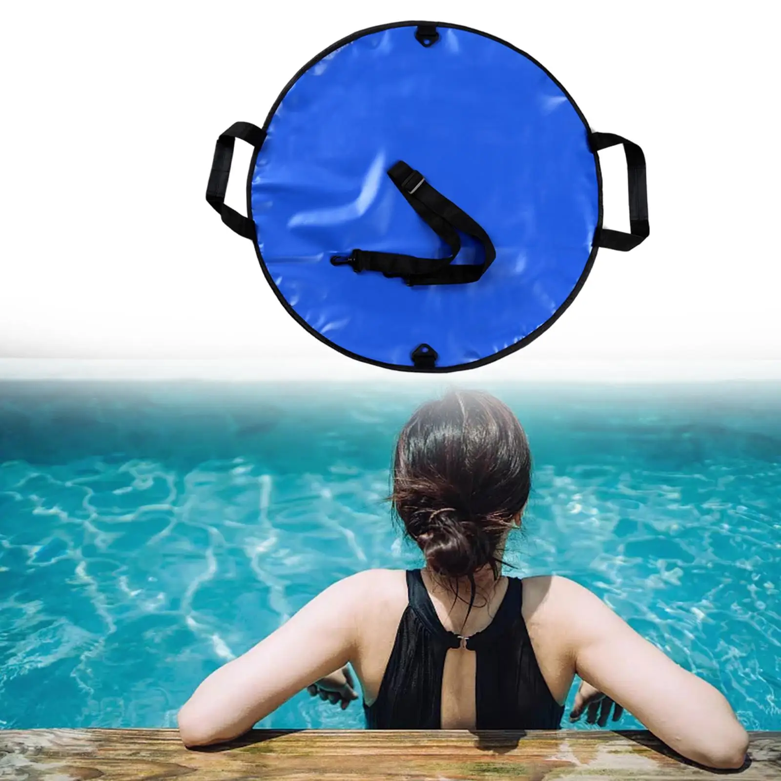 

Portable Wetsuit Changing Mat Drawstring Swimsuit Beach Feet Pad Accessories