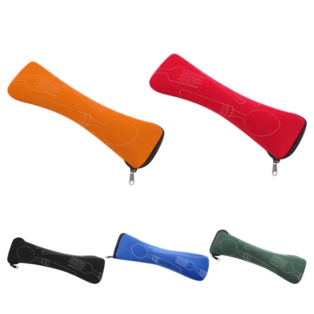 Моющийся набор столовых приборов на молнии портативный чехол для 1 шт. - купить по