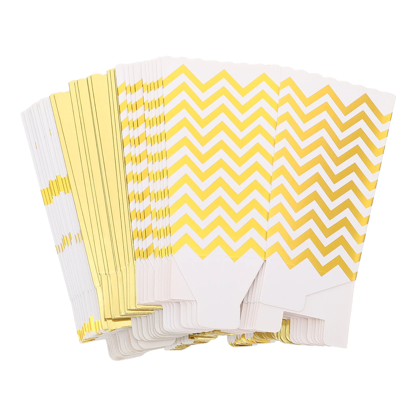 36pcs Unique Paper Popcorn Boxes Chic Popcorn Case Snack Boxes for Party