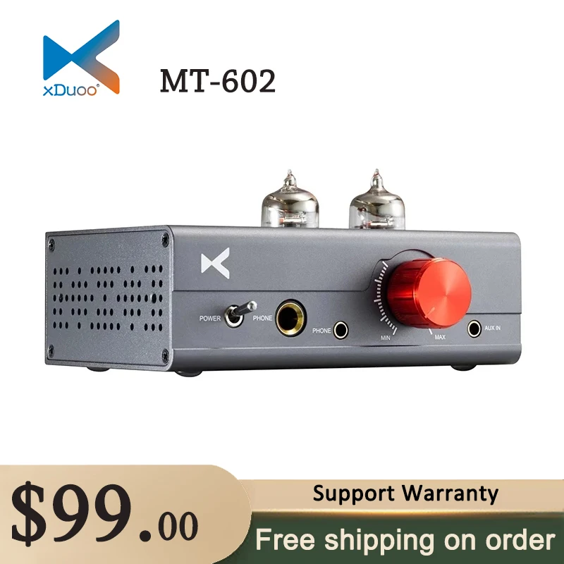 

Ламповый усилитель XDUOO MT-602, двойной 6J1 MT602, высокопроизводительный ламповый + усилитель для наушников класса A