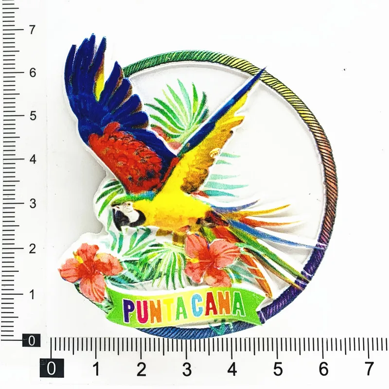 

Северная Америка Республика Доминикан Паун Кана Смола Магниты на холодильник Туризм Сувенир Наклейка на холодильник Ремесло