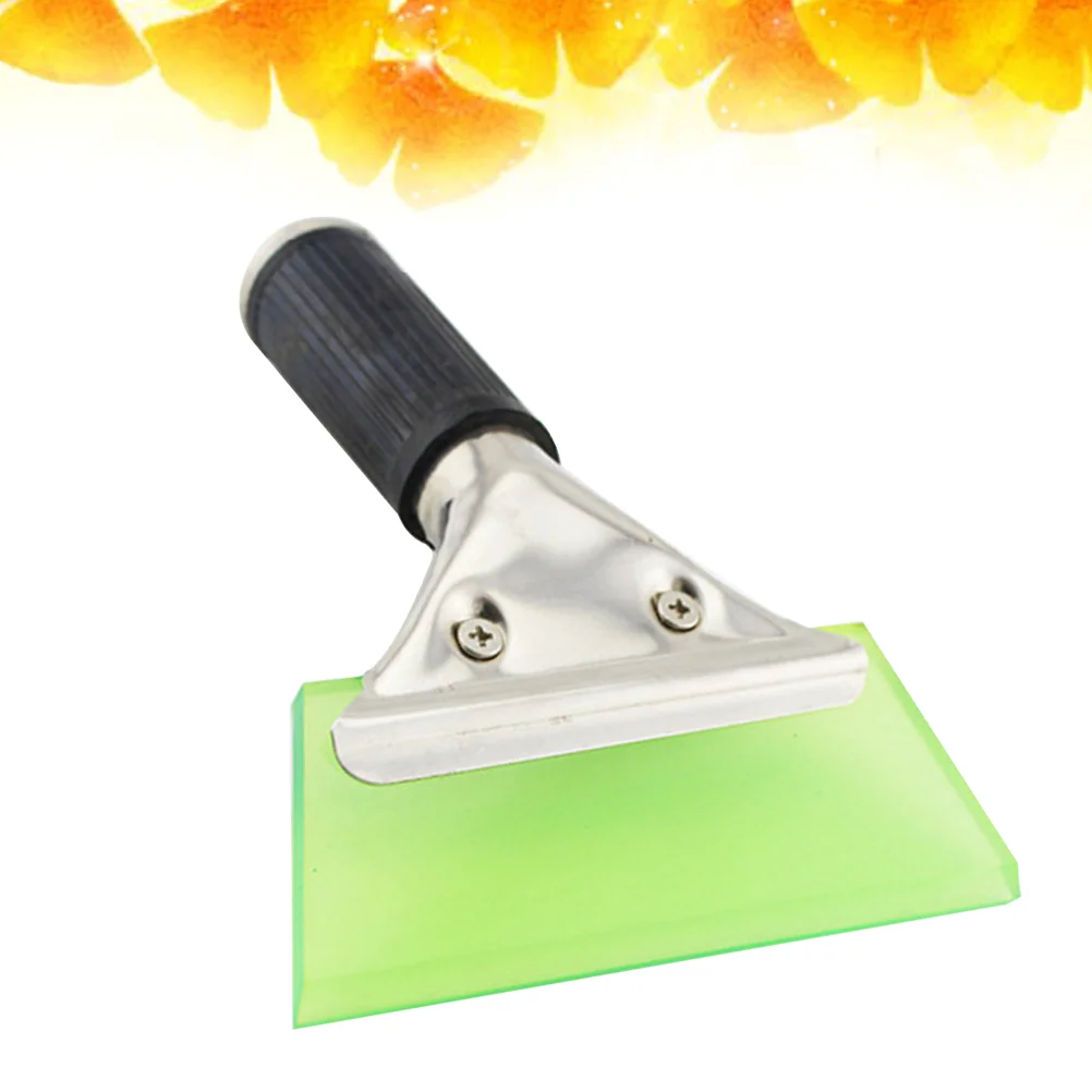

Snow Scraper Cleaner Stainless Steel For Windshield With Rubber,