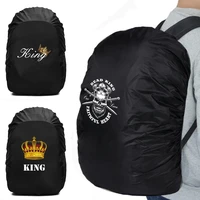 20 70l back pack rain cover backpack dustproof protection cover rainproof cover outdoor schoolbag waterproof hood king pattern