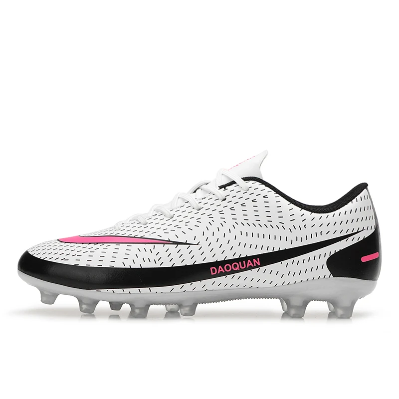 Hot Men Soccer Shoes Children Antiskid Training Football Shoes Tf/ag Women Outdoor Comfortable Low Top Artificial Grass Sneakers