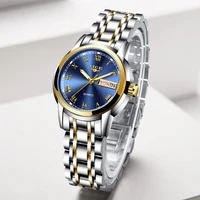 lige luxury watch for women fashion casual women watches 2022 stainless steel bracelet watch ladies waterproof quartz wristwatch
