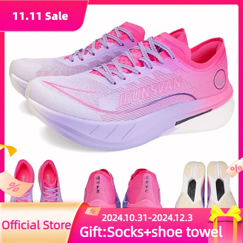 IRUNSVAN Сверхлегкие мужские теннисные туфли спортивные кроссовки для бега в